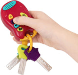 Battat toy key baby toy - Portachiavi colorato per auto con luci e suoni per bambini da 10 mesi in su Bebe Toys Naty Shop