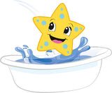 Simba 104010071 - ABC morbida stella marina, giocattolo per bambini, stelle in tessuto riempite di polistirolo, 3 pezzi, a partire da 6 mesi Giocattoli Bebe Naty Shop