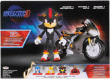 Sonic 3 The Movie Shadow Figure, 15 cm, mobile, incluso Shadow Mobile di Jakks Pacific, acustico, action figure nere Naty Shop