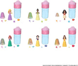Mattel Disney Princess Royal Color Reveal, bambola piccola con 6 sorprese, incluso anello profumato e 4 accessori (le bambole possono variare), serie Garden Party HRN63