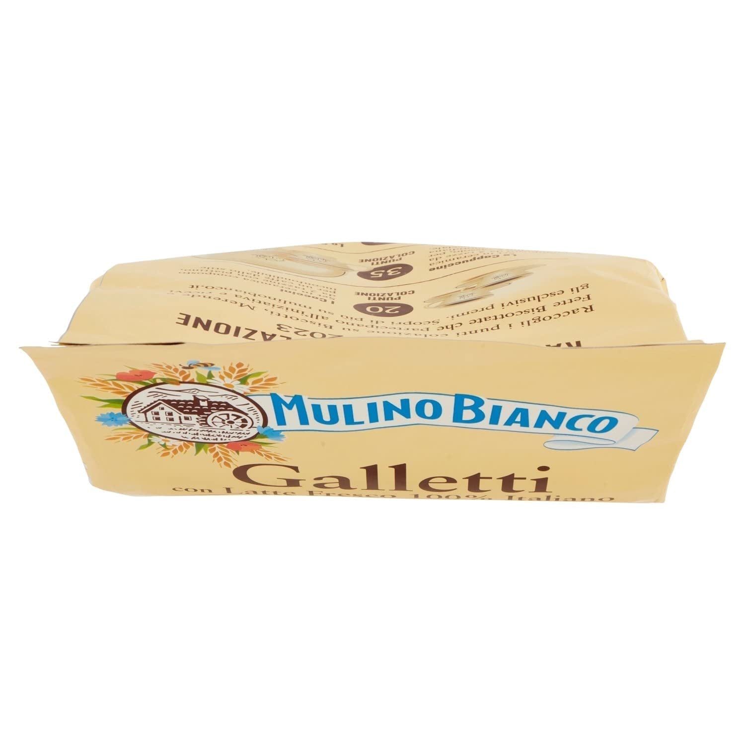 Biscotti Frollini Galletti del Mulino Bianco al latte fresco, 100% italiani, 350 g
