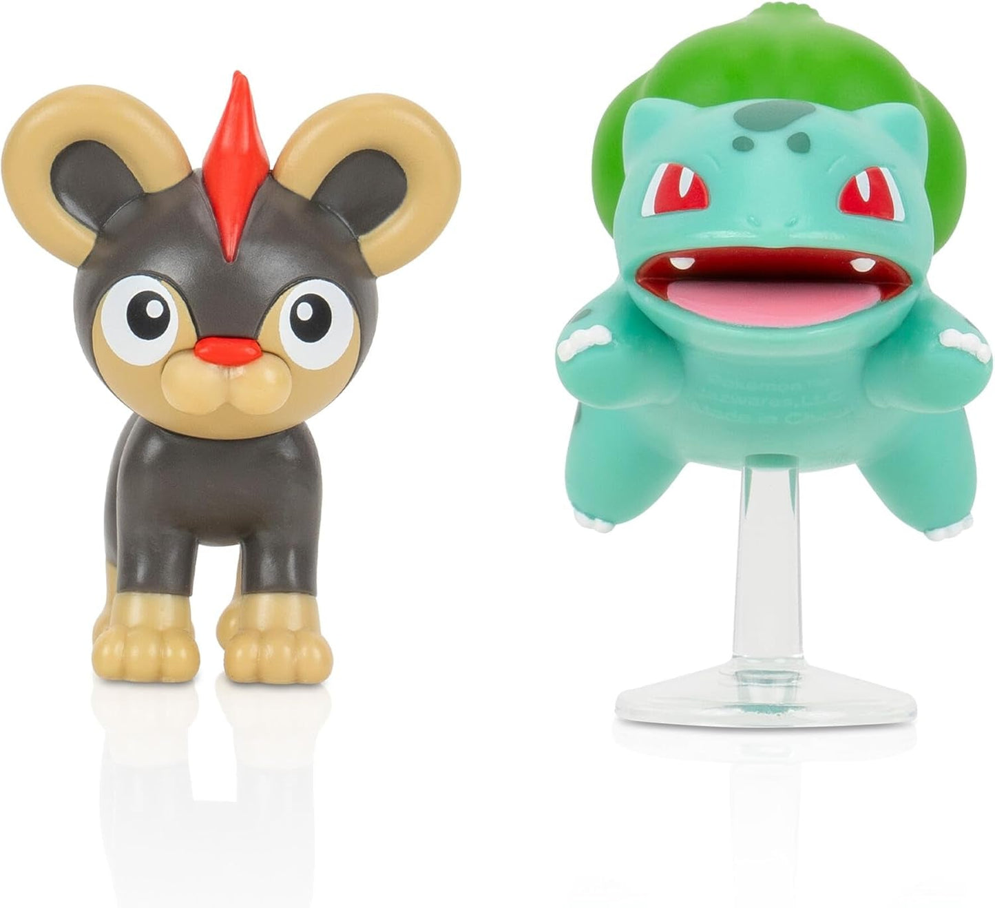 Pokémon PKW3583 - Battle Figure Pack - Leufeo & Bisasam, Figure ufficiali dettagliate, 5 cm cadauna Action figures Naty Shop