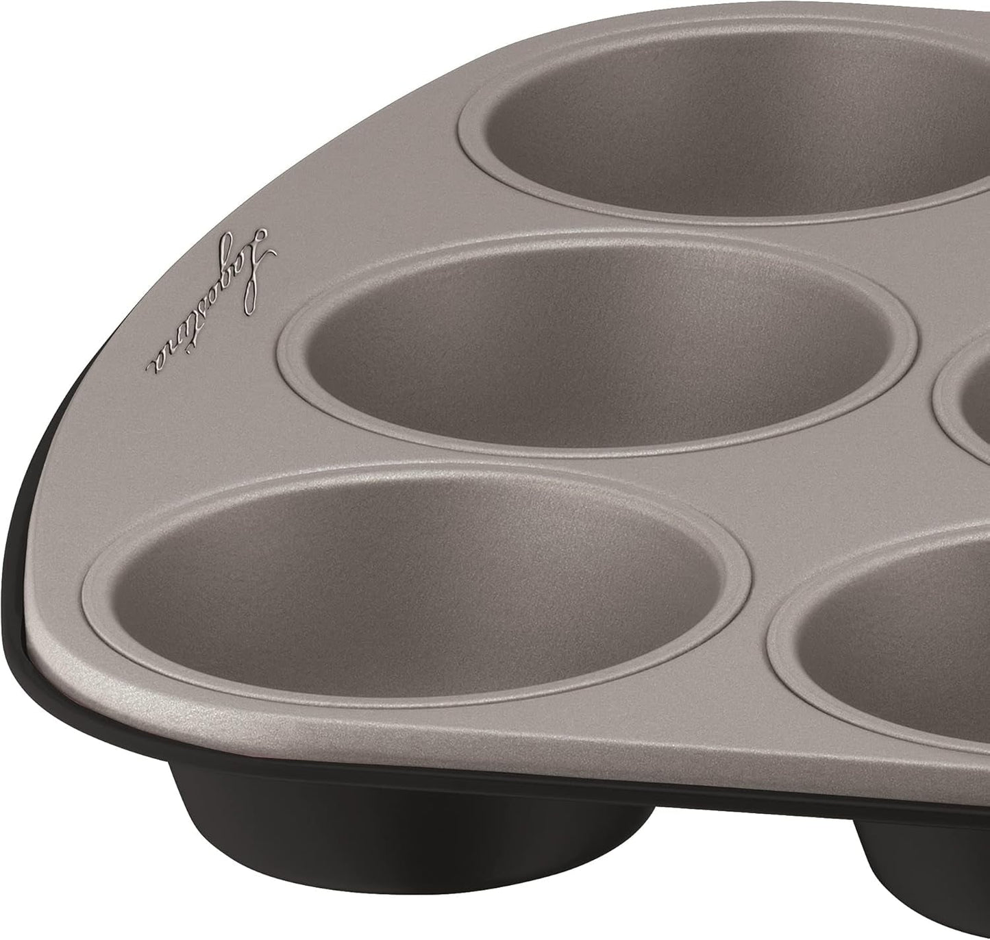 Gustosa Backform 12 Muffin Aus Stahl, Antihaftbeschichte, Für Backofen, Schwarz, 38 X 27 Cm Stampi e teglie per pasticceria Naty Shop