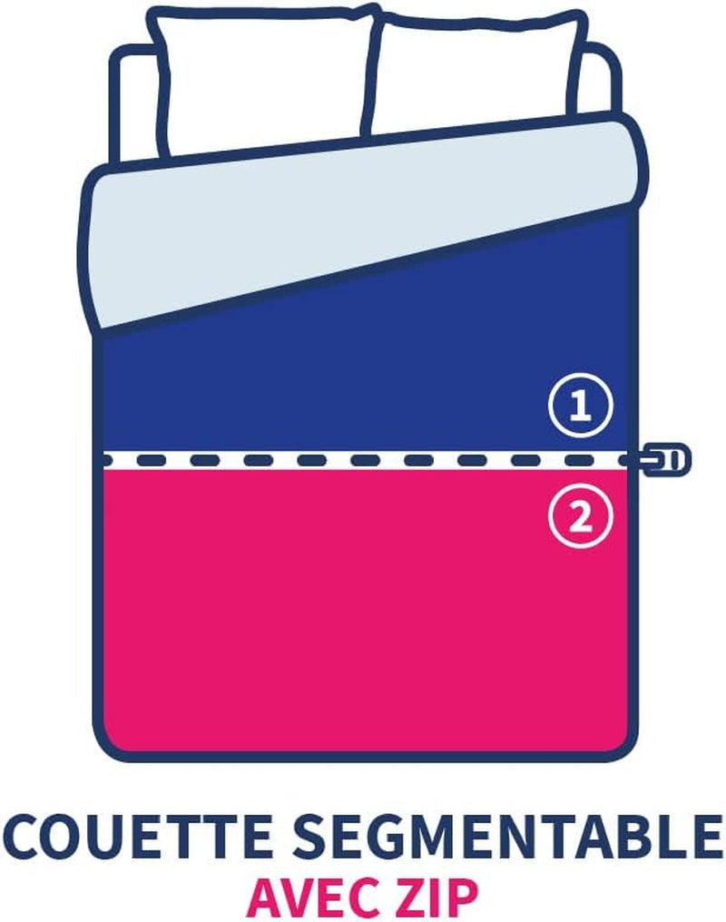 KSGB402460 Letto trapuntato per 2 persone, facilmente lavabile, bianco, 220X240 cm Trapunte e trapunte Naty Shop