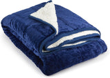 Emma Barclay Coperta Sherpa ponderata, 127 x 152 cm, rosa cipria Emma Barclay Letti e coperte Blu navy 60X80" (150X203 cm)