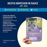 Bozita Senior 8+ Mound cibo umido per gatti con cereali e tanto pollo - 12 buste x 85g, cibo umido per gatti senza cereali e frumento - Cibo umido per gatti con 8,5% di proteine ​​e 4,5% di grassi