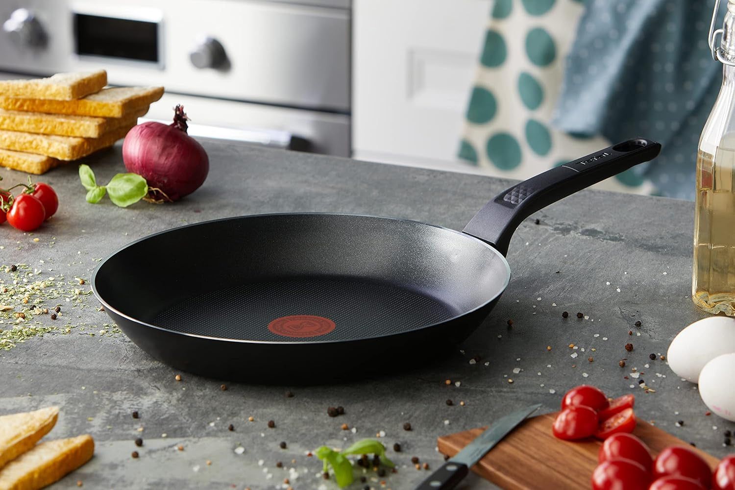 Tefal Easy Cook & Clean, rivestimento antiaderente, indicatore di temperatura, sconsigliato per induzione Pentole e Padelle Naty Shop
