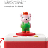 Figura sonora I tre porcellini - storie con suoni - giocattolo, contenuto pedagogico, versione francese, bambini dai 4 ai 6 anni Bebe Toys Naty Shop