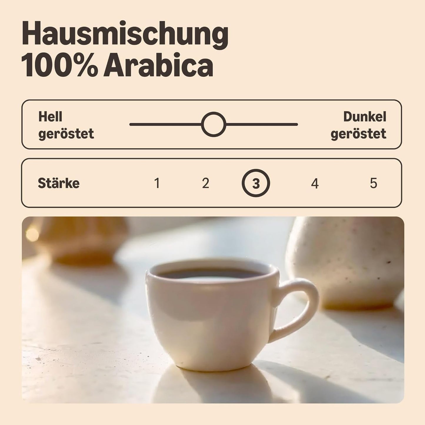 di Amazon Kaffeebohnen, Mittlere Röstung, 100% Arabica, Amaretto, 2kg (2 Packungen mit 1kg)