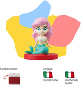 Figura sonora della Sirenetta - racconti sonori - giocattolo, contenuti educativi, versione italiana, bambini da 4 anni in su Baby Toys Naty Shop
