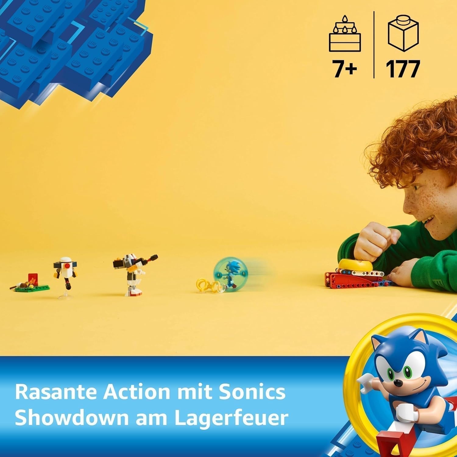 LEGO Sonic the Hedgehog Sonics Resa dei conti al falò Gioco giocattolo per bambini e appassionati di videogiochi Set da costruzione per ragazzi e ragazze Set di avventure di 7 anni Set da collezione 77001 Beuche den LEGO-Store