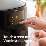 Philips 3000Er Airfryer XL - Tecnologia Rapid Air, frittura con fino al 90% di grassi in meno, capacità 1,2 kg, 6,2 litri, touch screen Elettrodomestici Naty Shop