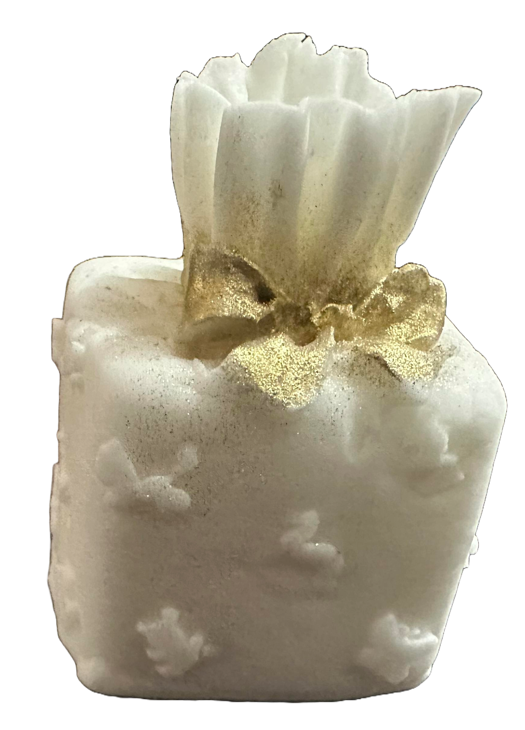 Decorazione in zucchero commestibile, Borsa di Babbo Natale Decorazioni in Pasta di Zucchero Nati Shop