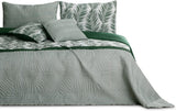 Ameliahome Copriletto Copriletto 170X210 Cm Double Face Copriletto Di Facile Cura Motivo Vegetale Verde Bianco Tropical Bonaire Letti e coperte Besuche den AmeliaHome-Store Tropical Bonaire Verde Bianco 170 X 210 cm