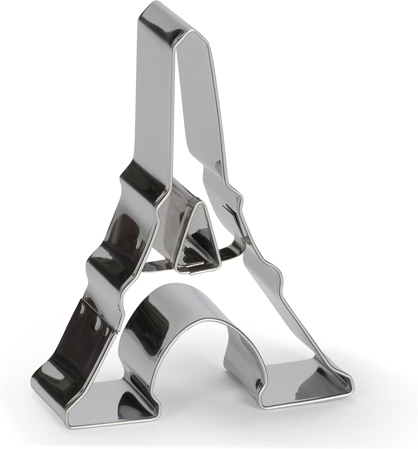 Stampo per biscotti Torre Eiffel, acciaio inossidabile, argento, 8 x 8 x 8 cm