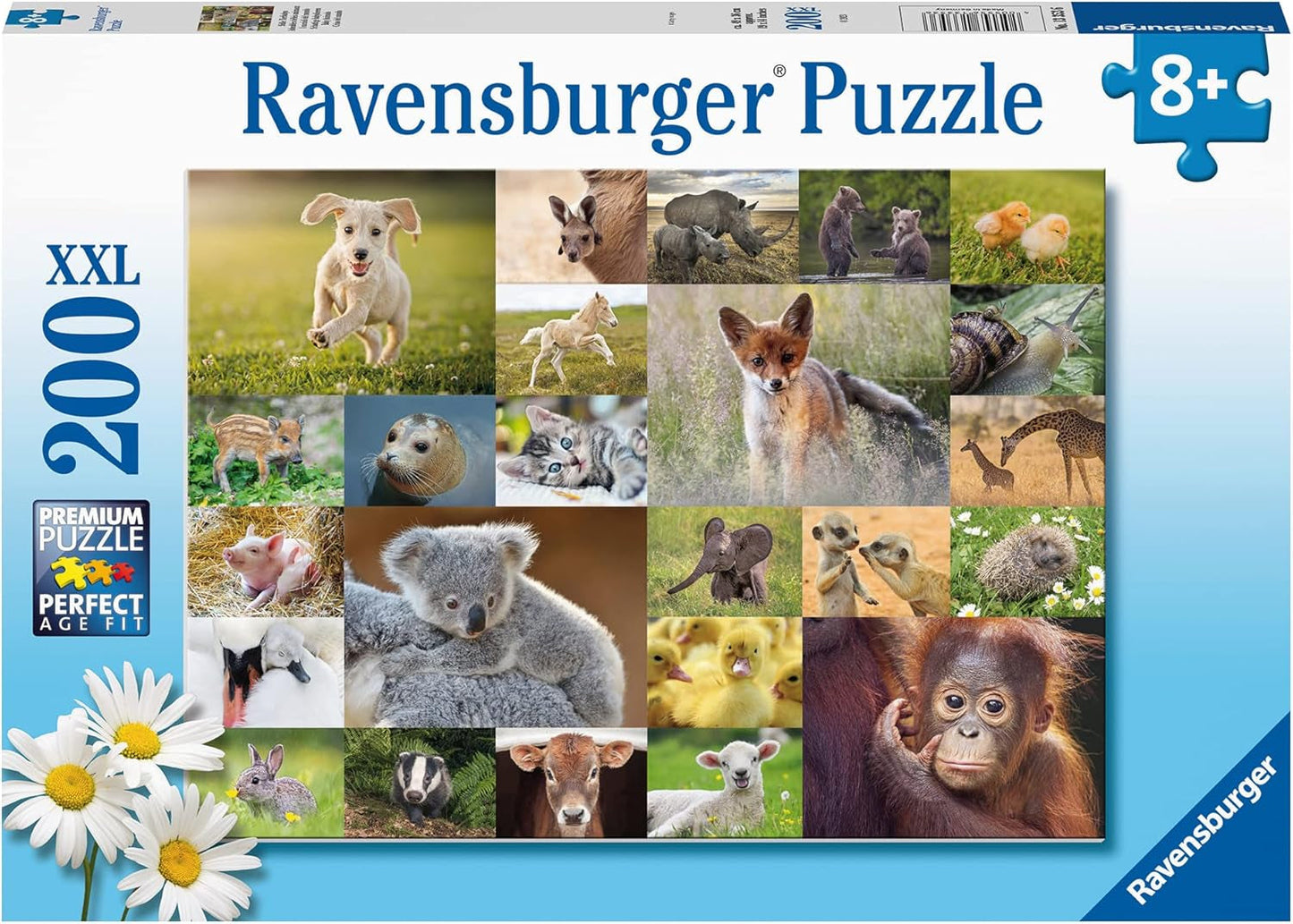 Ravensburger Puzzle per bambini - 13353 Simpatici animali per bambini - Puzzle da 200 pezzi per bambini dagli 8 anni in su Puzzle Naty Shop Titolo predefinito