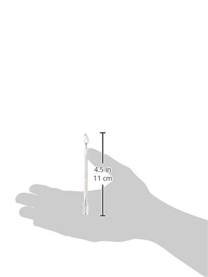 Spingicuticole e pulitore per unghie, strumento professionale per manicure/pedicure, doppia testa in acciaio inossidabile, perfetto per cuticole troppo cresciute, pulisce sotto/intorno alle unghie, rimuove lo smalto