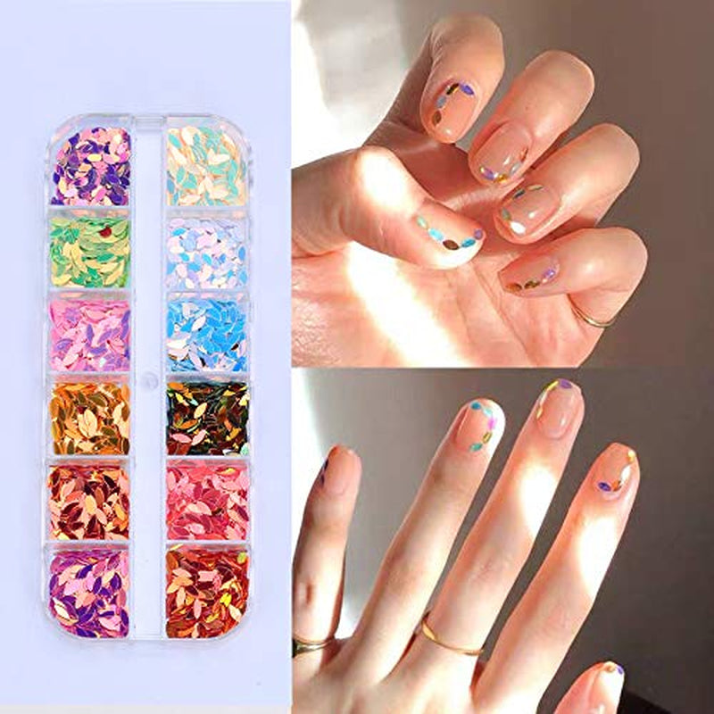 Kit di strass per unghie da 10 scatole, accessori multifunzionali con 1 pinzetta, diamanti decorativi, cristalli, perle, gemme, colorati, misti, occhi di cavallo, pietre metalliche, per decorazioni nail art fai da te