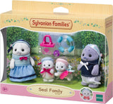 Sylvanian Families - 5759 Figura di animali della famiglia delle foche Giocattolo dettagliato per bambini dai 3 anni in su