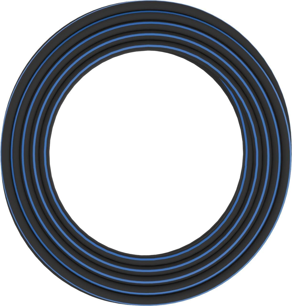 Fiskars Tubo da giardino S, Solido, Tubo dell'acqua per irrigazione manuale, 13 mm (1/2"), Lunghezza: 15 m, Collegamento universale, Protezione UV, Protezione antigelo, Resistente alla torsione, Blu, 1076049