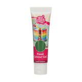 Colorante alimentare Funcakes Green Leaf: colorante alimentare altamente concentrato per pasta, panna, fondente e marzapane. Dosaggio facile. Una sola goccia per creare colori vivaci. Halal. 30 g.