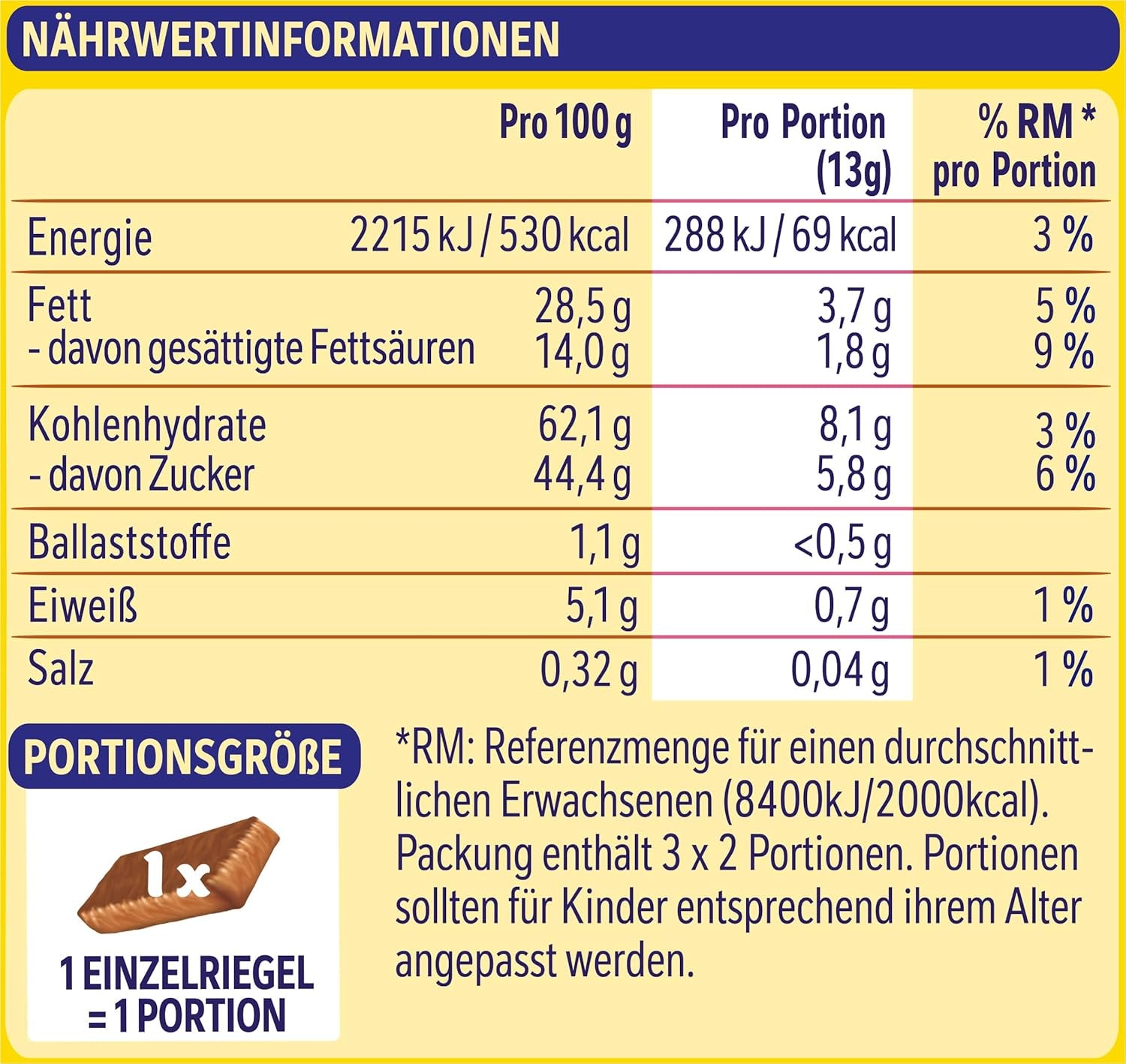 Nestlé Crunchy Waffle Delicious Barretta di waffle al cioccolato al latte Confezione multipla 1 confezione (3x26 g ciascuno)