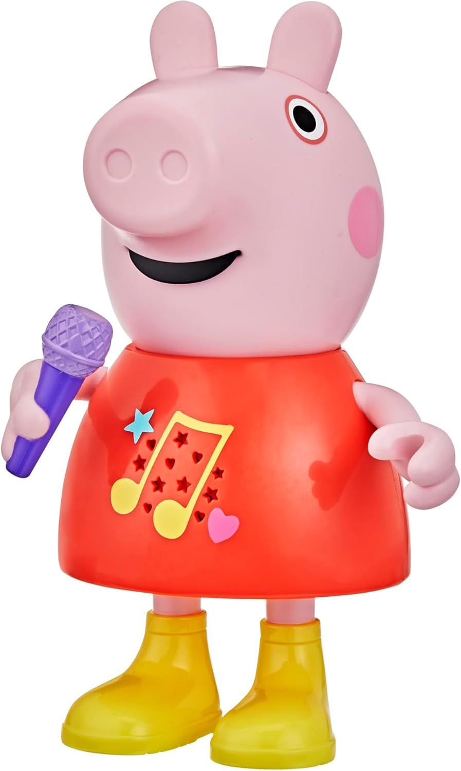 Bambola Peppa Pig, parla e canta, rosa, 20 cm