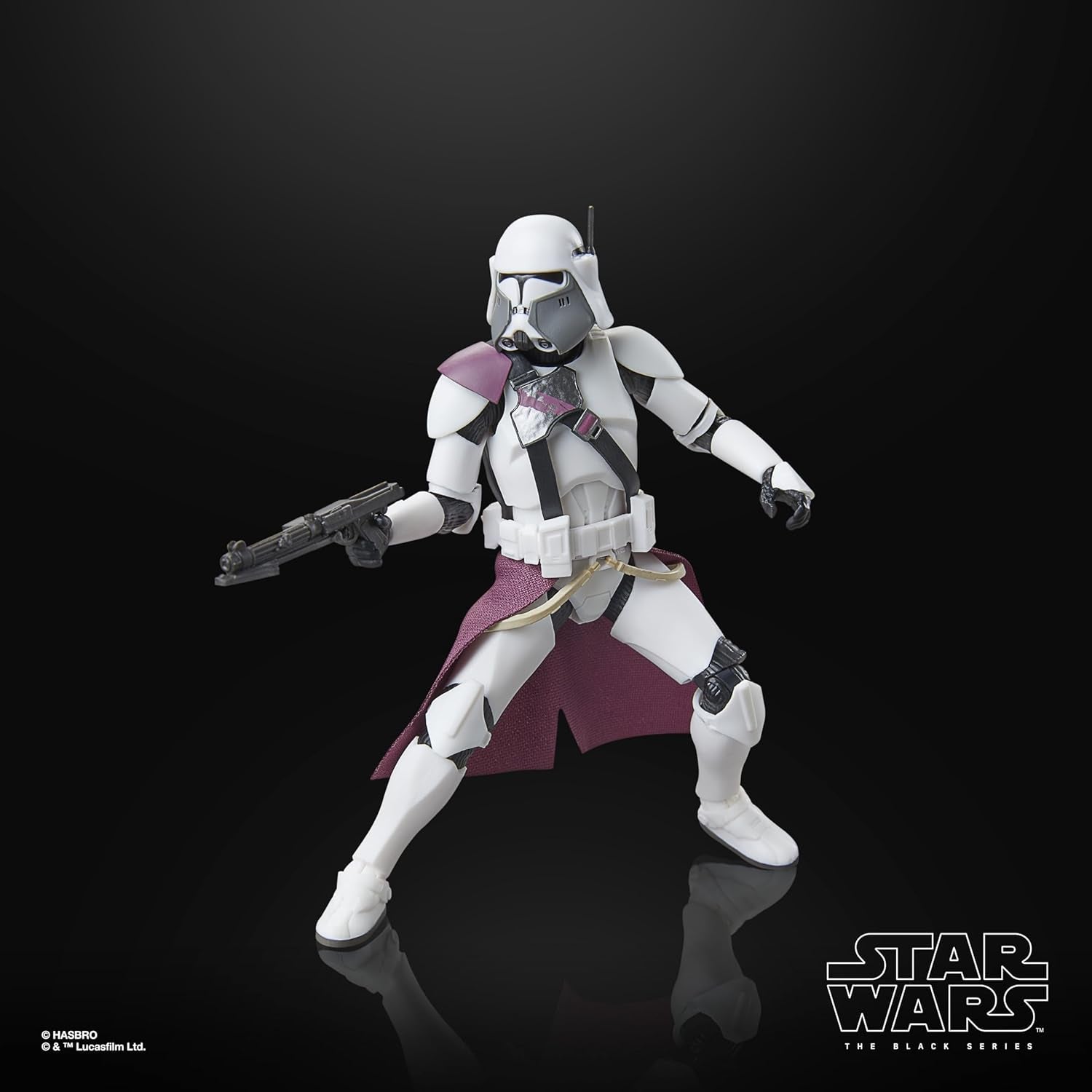 Star Wars Black Series Clone Commander Bacara, Star Wars: Ahsoka Premium Figure da collezione (15 cm) Action Figures Naty Shop