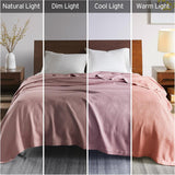 Madison Park Coperta trapuntata traspirante in 100% cotone egiziano di alta qualità, stagione di lusso, copertura leggera per divano letto e divano letto matrimoniale/letto matrimoniale Rose Naty Shop Trapunte e trapunte