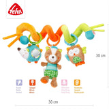 Fehn Activity Spiral Sleeping Forest - giocattolo per passeggino tocca e tieni - giocattolo per lettino, box, carrozzina e seggiolino auto - gioco di attività motoria per neonati e bambini da 0+ mesi Baby Toys Naty Shop