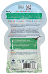 Tetesept Kids Dino - additivo da bagno per bambini, schiuma, colora il verde acqua, 40 ml Naty Shop