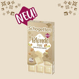 Schogetten Blonde Pure I Cioccolato bianco con caramello I 100 g I porzionato singolarmente (confezione da 2)