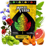 Tè Yerba Mate Con Ashwagandha 500G - Tè Mate Brasiliano Con Ashwagandha Ed Erbe Medicinali - Senza Additivi Artificiali, Aroma Naturale | Tè Verde Mate Sfuso 0,5Kg con Piante Medicinali