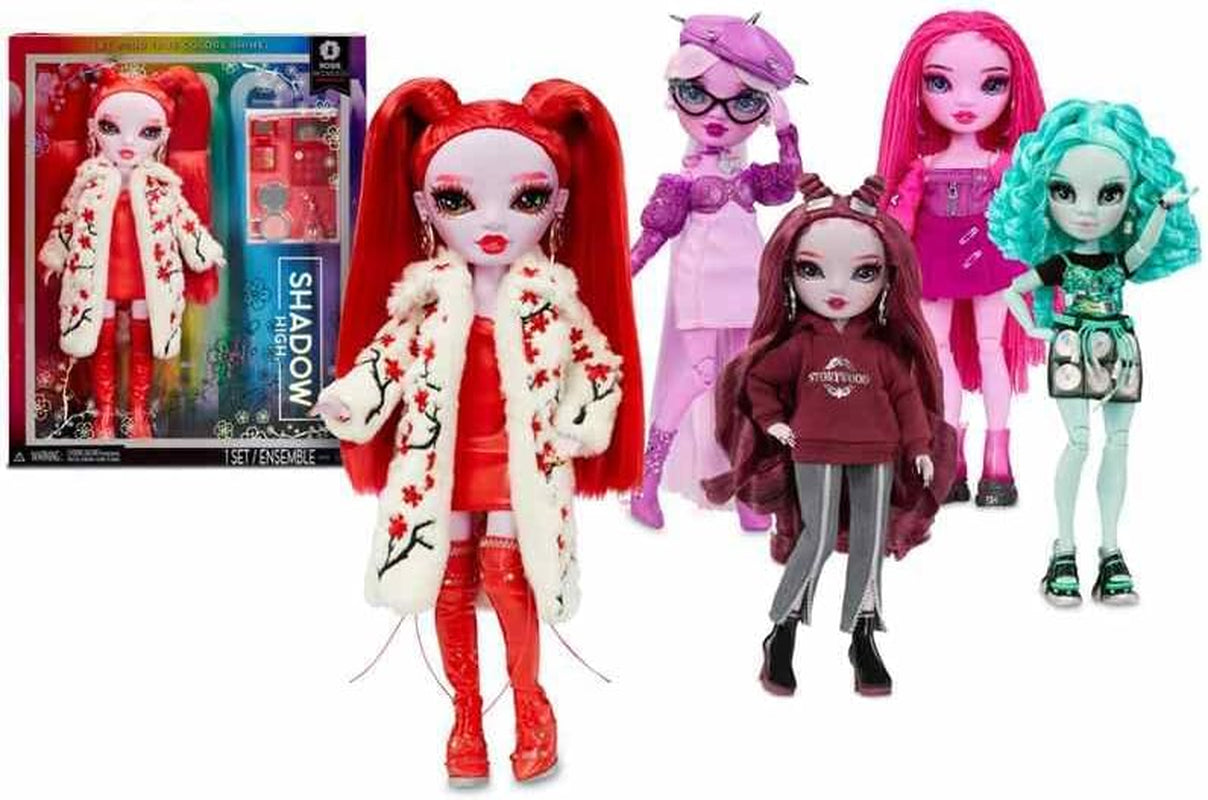 Rainbow High Shadow High Series 3 - Scarlett Rose - Bambola alla moda marrone - Abito alla moda e oltre 10 accessori di gioco colorati - Ideale per bambini di 4-12 anni e collezionisti