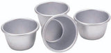 Kitchencraft Mini Stampi per Budino in Alluminio Anodizzato 7,5 cm Set di 4 Stampi da Forno e Vassoi Argento Naty Shop