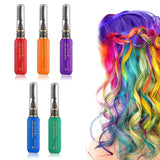 Tintura per capelli temporanea per bambini, 5 colori, lavabile, mascara, gesso per capelli, tintura per capelli Naty Shop