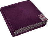 Zoeppritz since 1828 Coperta in pile Smoothy - Soffice e confortevole coperta in pile polare - Vegan - 140X190Cm - 010 Off-White, 010 Offwhite Zoeppritz Since 1828 485 Dark Orchid 140X190Cm