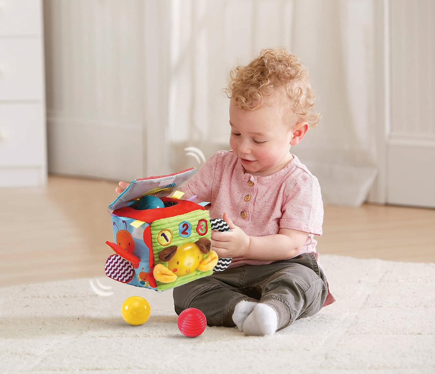 Vtech 80-528204 Peluche cubo 1-2-3 per bambini Jucarii Bebe Naty Shop