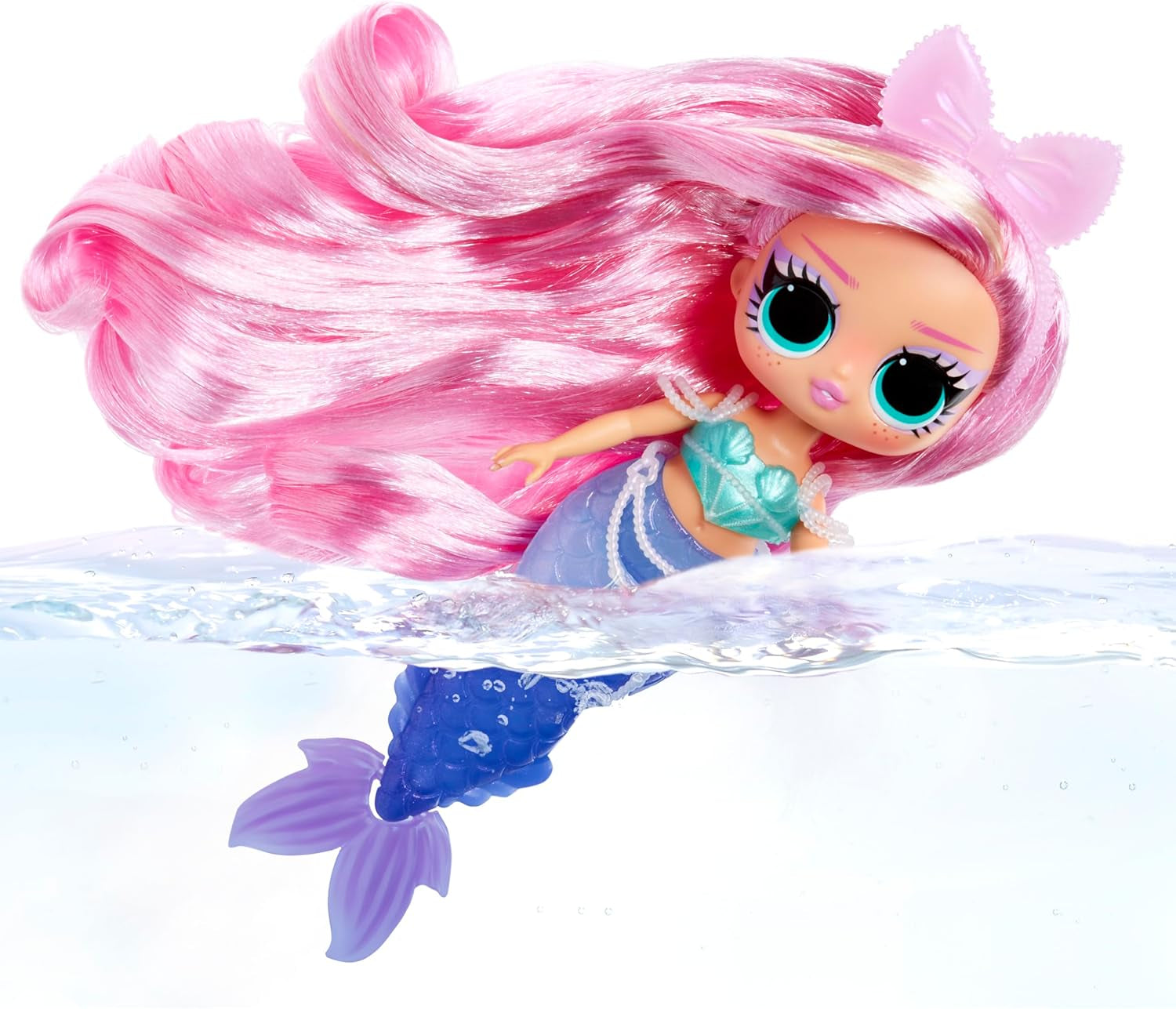 LOL Sorpresa! Tweens - Sirena Lola Waves - Bambola alla moda con coda che cambia colore, pinna mobile e graziosi accessori - Giocattolo per bambini e collezionisti dai 4 anni in su