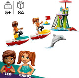 Torre di osservazione del bagnino LEGO Friends con moto d'acqua, giocattolo per bambini, idea regalo per ragazze e ragazzi dai 5 anni con 2 personaggi e un delfino, giocattolo di moto d'acqua 42623 Set da costruzione Besuche den LEGO-Store