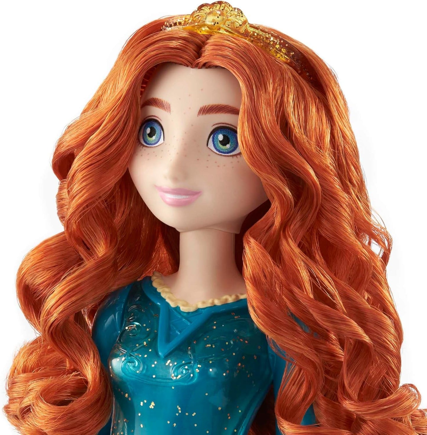 Mattel Disney Princess Toy Merida bambola fatta a mano con vestiti scintillanti e accessori ispirati al film Disney e Pixar, regalo per bambini HLW13