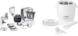 Robot da cucina Bosch Serie 4 MUM5X720, bilancia integrata, ciotola inox 3,9L, mixer 1,25L, 1000W Accessori Alimenti e Allattamento Bebe Naty Shop Confezione con fabbricatore di ghiaccio Champagne Bianco 2 accessori