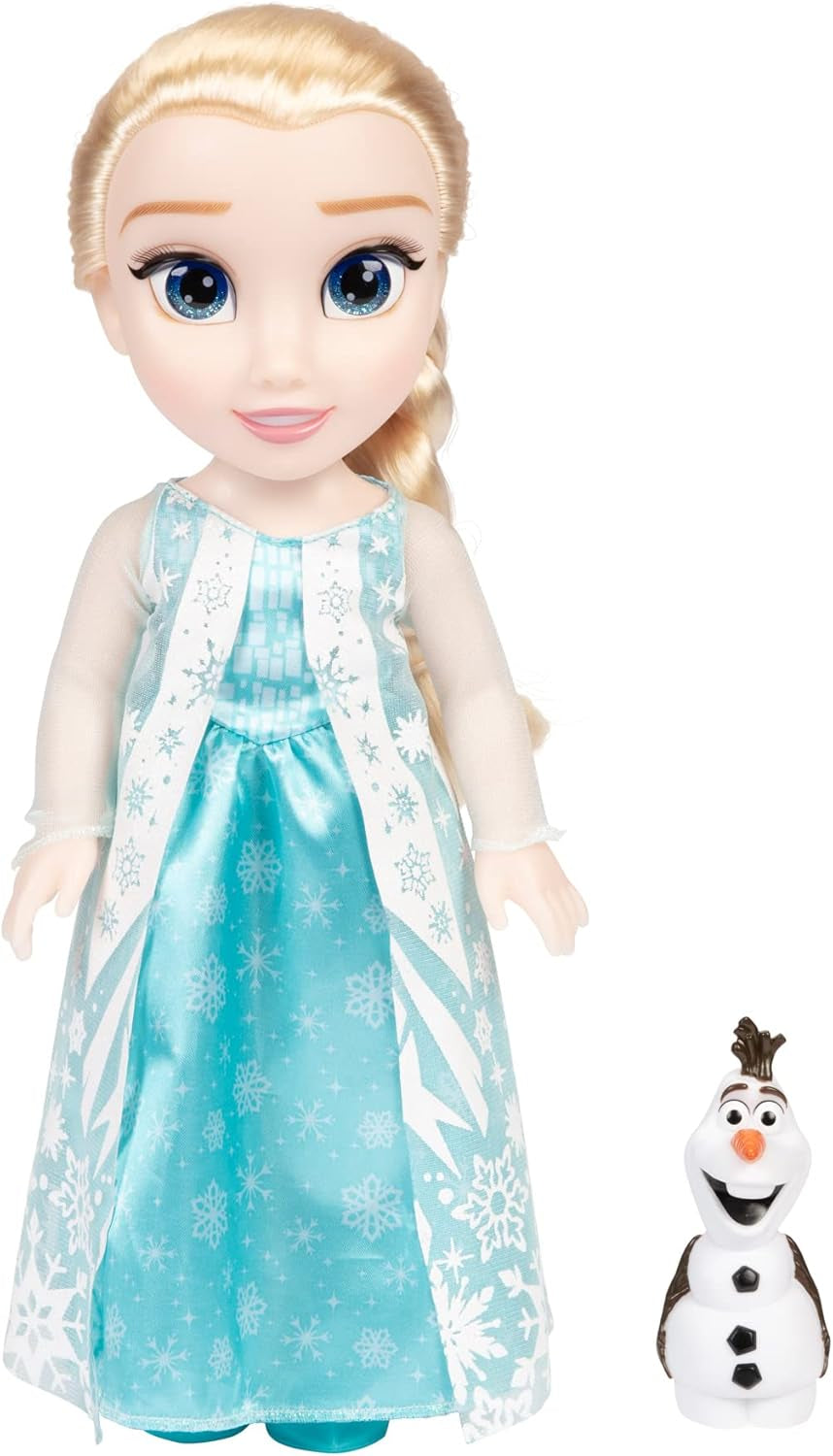 Disney Die Eiskönigin - Frozen - Bambola ELSA cantante 35 cm, che canta "Let It Go", compresi accessori per un divertimento extra, perfetta per ragazze dai 3 anni, 225306, Türkis