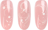 NÉONAIL Nagelstickers 3D - 61 Muster - Nail Charms - Nägel Selber Machen - Nails - Nageldesign - Accessori - Nailart - Nail Art Zubehör - Nagel Deko - Nagelschmuck - Dekoration Nageldesign - Weiß