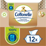 Salviette umidificate, My Spa Experience - Cashmere e burro di karitè, biodegradabili, senza plastica, richiudibili, confezione risparmio, 12 x 42 salviettine umidificate