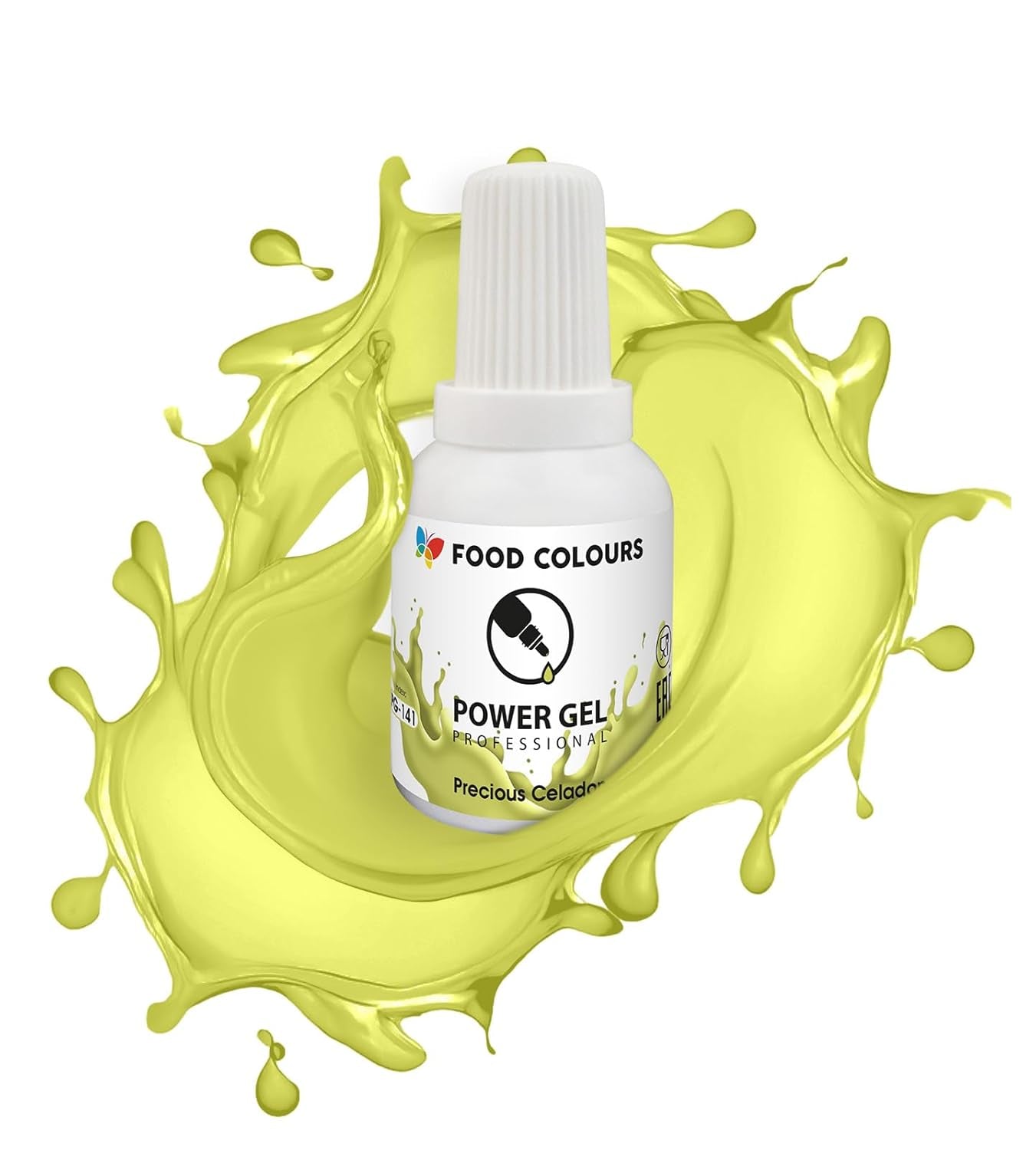Colorante alimentare in gel, beige, color champagne, 20 g. Colorante alimentare per un'ampia gamma di applicazioni per decorare torte, crostate, creme, pan di spagna, glassa reale, macarons.