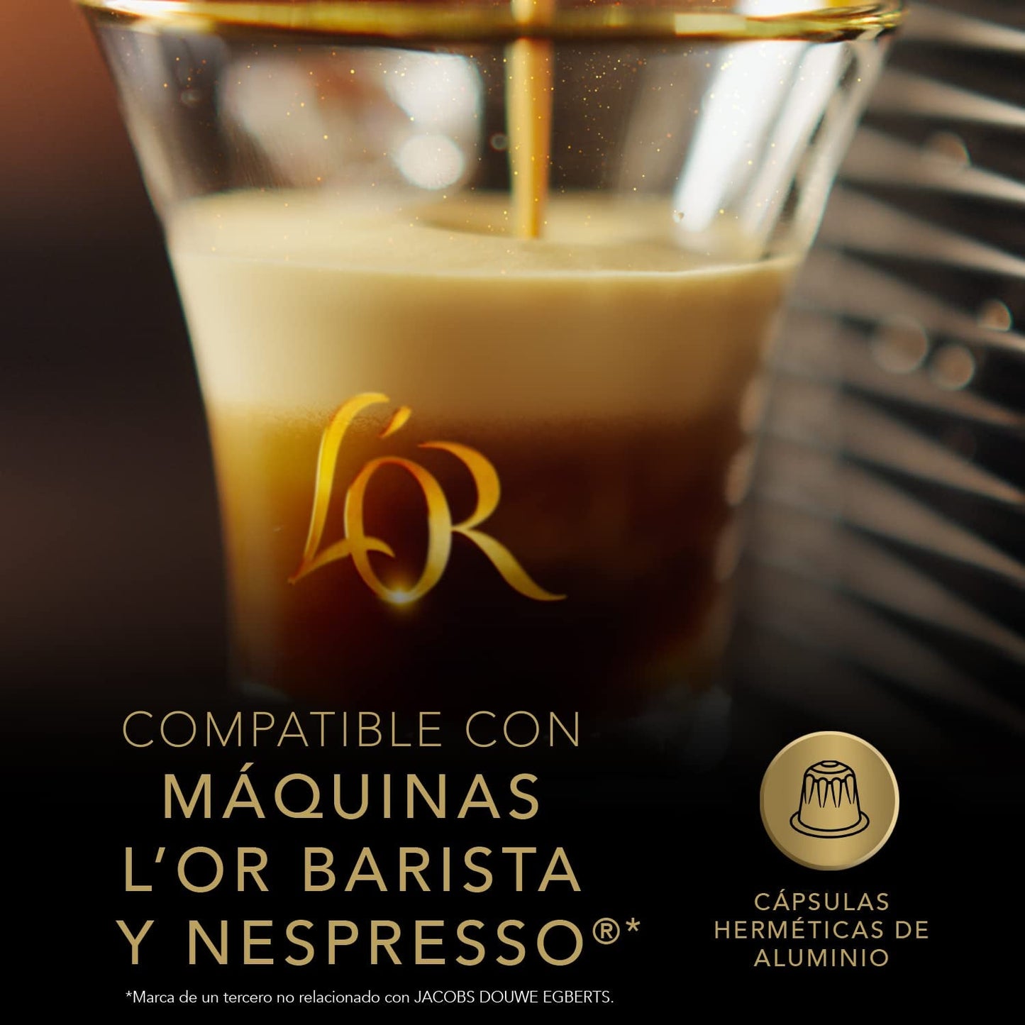 L'OR Espresso Koffiecups Lungo Profondo (200 capsule Lungo Koffie, Gesicht voor Nespresso* Koffiemachines, Intensity 08/12, 100% Arabica Koffie, UTZ Gecertificeerd), 10 x 20 tazze