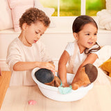 LullaBy – Vasca da bagno per bambole – Set da bagno – Giocattolo da bagno – Accessori per bambole – Giochi acquatici realistici – Bambini 2+