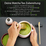 Tè verde Matcha cerimoniale qualità BIO 100G Polvere di tè verde Matcha biologico al 100%.