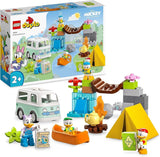 LEGO DUPLO Disney Topolino e i suoi amici in campeggio - 10997 Set con camper, canoa e personaggio di Paperina, giocattolo costruibile regalo per bambini dai 2 anni in su, set di costruzione per ragazze e ragazzi Beuche den LEGO-Store Singur